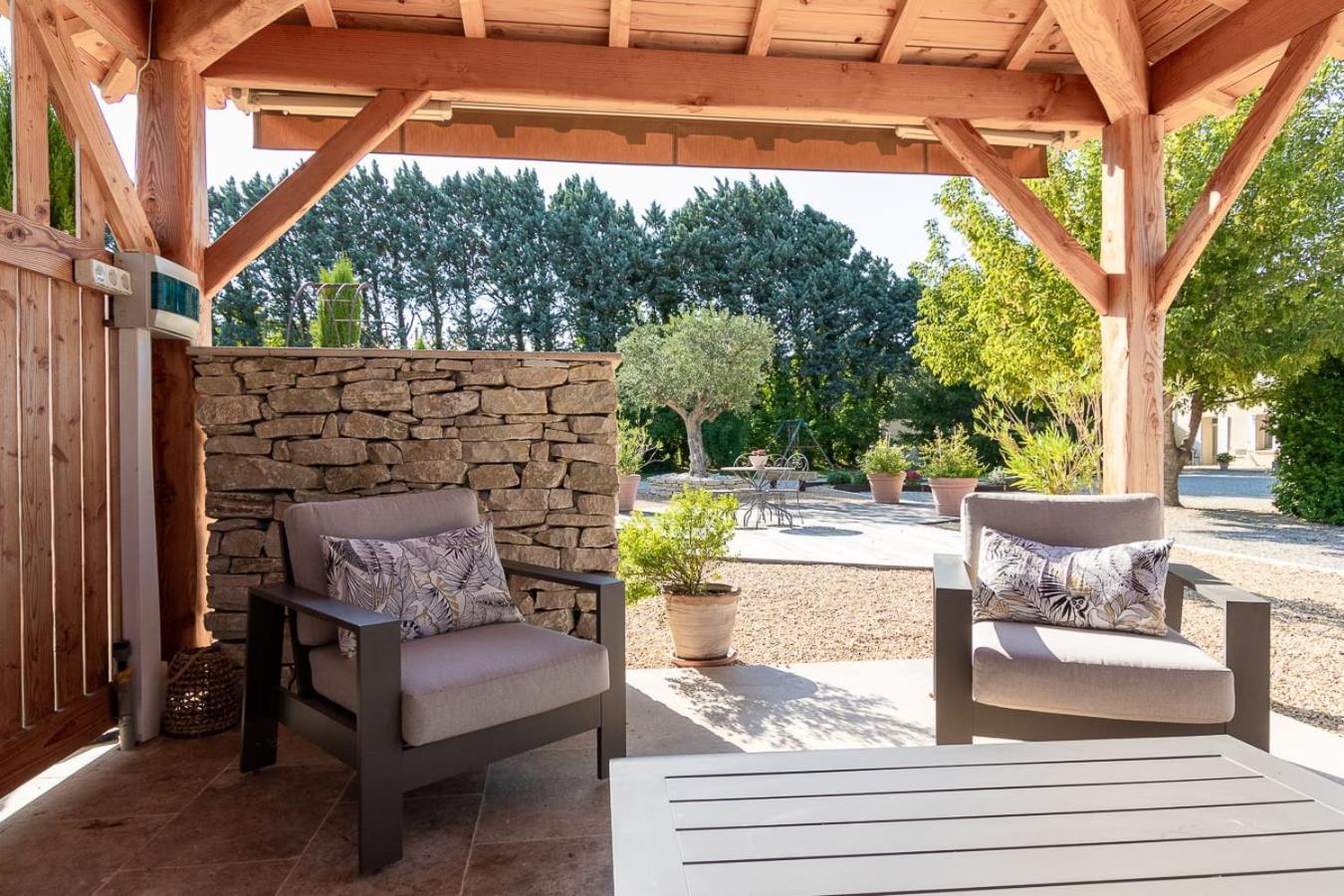 Mas Des Tourterelles Bed & Breakfast Jonquieres  Exterior foto